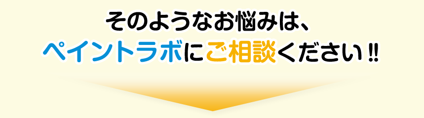 そのお悩み、ペイントラボが解決します！